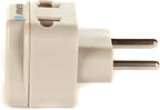OREI Type J Adapter – Switzerland Travel Plug Adapter – US to Switzerland Plug Adapter – CE Certified & RoHS Compliant Type J Converter