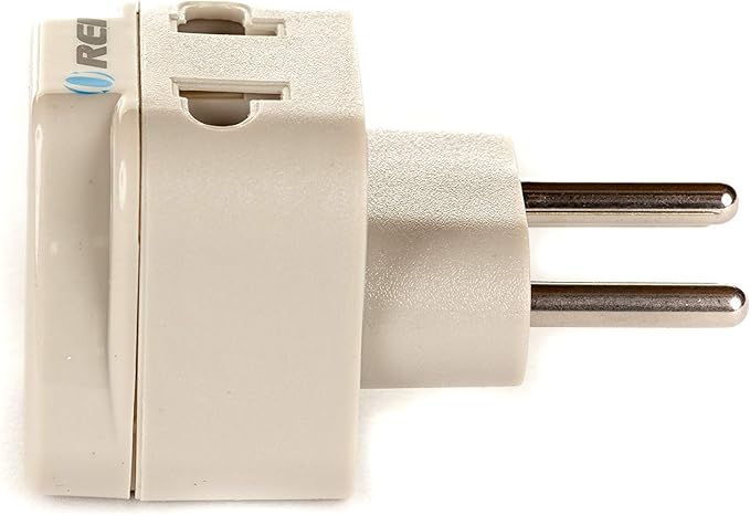 OREI Type J Adapter – Switzerland Travel Plug Adapter – US to Switzerland Plug Adapter – CE Certified & RoHS Compliant Type J Converter