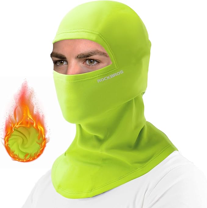 ROCKBROS Cold Weather Balaclava Ski Mask for Men Windproof Thermal Winter Scarf Mask Women Neck Warmer Hood for Cycling