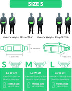 Waterfly Slim Soft Polyester Water Resistant Waist Bag Pack for Man Women Outdoors Running Climbing Carrying iPhone 5 6 Plus Samsung S5 S6 (Gray)