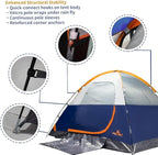 2-12 Person Tents for Camping Waterproof, Backpack Double Layer Tents, Perfect Picnics, Fishing and Backyard Camping