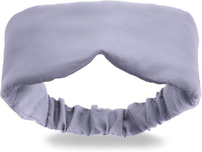 Infinity Travel - Bamboo Sleep Mask - Silky Soft Eye Mask - Comfortable - 100% Light Blocking Night - Machine Washable (Purple)