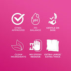 GetDirty - Wet Wipes (Womens) Extra Large & Durable Towelette: Micellar Foam Technology - That Truly Eliminates Odors - Individually Packaged for On-The-Go Conveniance (1 case of 12 wipes)