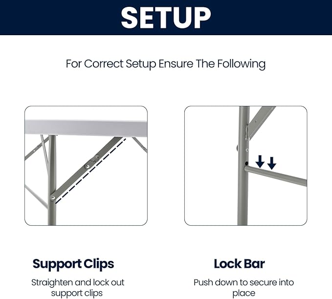 BTEXPERT Set of 2, White 5 Ft 60inch Round Plastic Folding Table Commercial Portable for Banquet Dining Wedding Party Events Home Kitchen Patio Backyard Indoor Outdoor