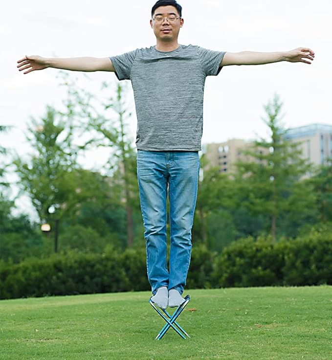 AOUTACC Ultralight Portable Folding Camping Stool for Outdoor Fishing Hiking Backpacking Travelling(XL:13"x14"x15";Large:11.8"x11"x11.4"; Medium:8.3"x9.5"x 11")