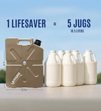 Lifesaver Jerrycan Water Purifier - Military Spec, Heavy Duty Water Purifier for Overlanding, Camping, Hiking, Emergency Preparedness and Survival Kit