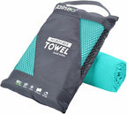 Rainleaf Microfiber Towel Perfect Travel & Gym & Camping Towel. Quick Dry - Super Absorbent - Ultra Compact - Lightweight. Suitable for Trip, Beach, Shower, Backpacking, Pool