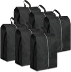 Shoe Bags for Packing, Set of 6 Large Waterproof Portable Shoe Bags with Zipper - Travel Essentials for Women and Men