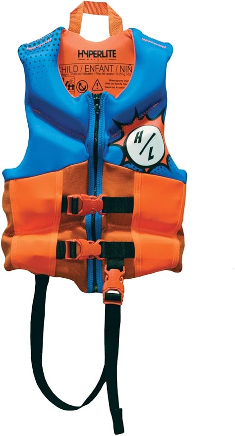 HyperLite Elite Infant/Toddler, Child & Youth Life Jackets – USCG Approved for Boating, Water Sports & Swimming