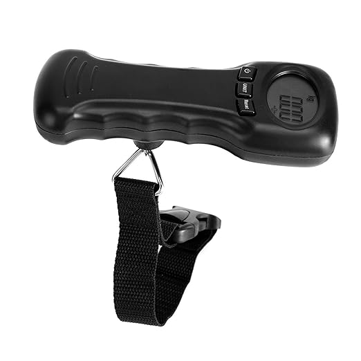 Luggage Scale, 50kg/110lb Suitcase Scale with LCD Digital Display for Travel, Packages