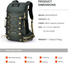 MOUNTAINTOP Hiking Backpack 35L Travel Backpack Lightweight Daypack for Men&Women Outdoor Camping