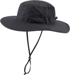 Connectyle Men's Sun Hat UPF 50+ Wide Brim Bucket Hats for Fishing Hiking Gardening Adjustable Boonie Hat Outdoor Safari Hats