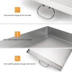 Stanbroil 16" x 24" Flat Top Griddle for Camp Chef Stove, 2 Burner Fry Griddle Top for Camp Chef Tahoe, Expedition 3X, Big Gas Grill 16, Stainless Steel