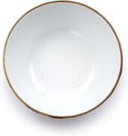 Barebones Enamel Bowl Set - Dish Set of 2 Bowls - Enamelware Set for Camping and Everyday Use (Eggshell)