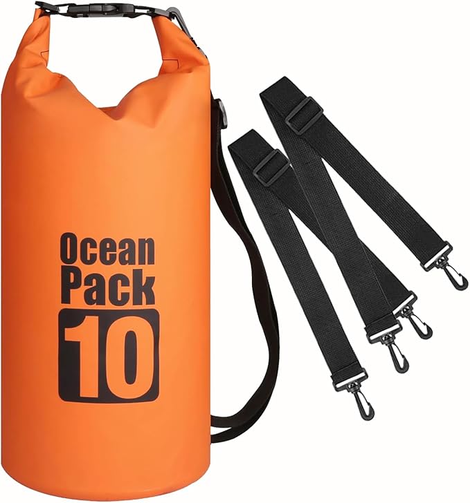 Dry Bag Waterproof Backpack 5L/10L/20L/30L Roll Top Waterproof Bag,Floating Dry bags for Kayaking,Swimming,Boating,Camping,Beach.