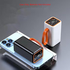 Charging Power Bank Case, PD22.5W 4 Slot Quick Charging Power Bank DIY Case Shell for 4x21700 Lithium Battery Accessories