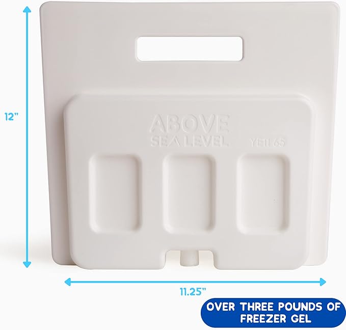 Ice Pack Divider for YETI Coolers - Four Sizes to Fit The YETI Tundra Haul, 35, 45, 65, Roadie 48, 60 - YETI Cooler Accessories - Freezable YETI Accessories
