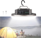 12000mAh (45W) Camping Hanging Tent Light Emergency Power Outage Lantern Home Use 4000LM 3 Modes IPX5 Waterproof Outdoor Walking Rock Climbing Work Rechargeable Camping Light