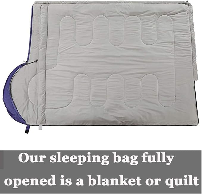 3-4 Season Sleeping Bag for Adults & Kids, Lightweight Warm Cold Weather Camping Bag with Waterproof Compression Sack – Portable for Hiking, Backpacking, Traveling & Outdoor Adventures
