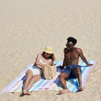 Dock & Bay Quick Drying Towel - for Sports & Gym - Compact, Lightweight - 100% Recycled - Includes Bag - Summer - Unicorn Waves, Double Extra Large (180x200cm, 70x78)