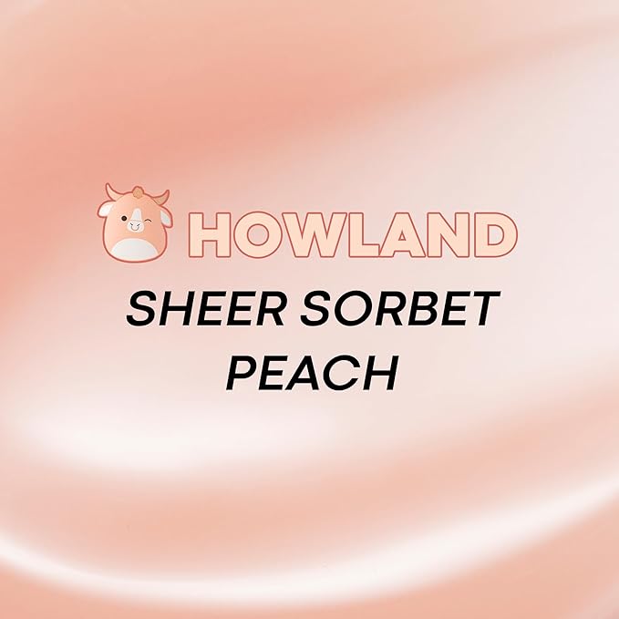 TONYMOLY x Squishmallows Peachy Pastures 2-Piece Lip Gloss & Hand Cream Set – Peach Scented Hand Cream + Sheer Peach Lip Gloss – Korean Skincare Gift Set, Hydrating Duo