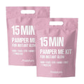 Naisture 15 Min Pamper Me Kit Duo Pack Korean Spa Skincare Gift Sets for Women-Head to Toe with Hair, Face, Eye, Hand, & Foot Masks (14 pcs)