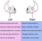 Earbud Replacement Tips Silicone Earbud Tips Compatible with Bose Quietcomfort and Sport Headphone Rubber Tips Ear Bud Covers 3 Pairs S M L Gray