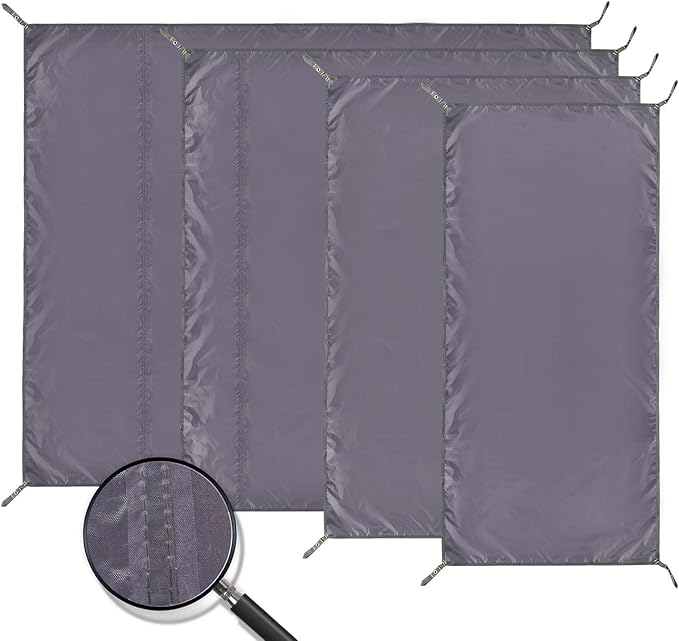 REDCAMP Waterproof Camping Tent Tarp - 95"x83", 4 in 1 Multifunctional Tent Footprint for Camping, Hiking and Survival Gear, Lightweight and Foldable