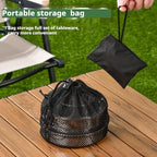 Camping Cookware Mess Kit Set 304 Stainless Steel 12-Piece Lightweight Backpacking Cooking Set Outdoor Cook Gear for Family Hiking, Picnic(Pot, Frying Pan, Bowl, Plate, Spoon, Fork)