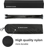 ROCK CLOUD Portable Camping Table Ultralight Aluminum Camp Table Folding Beach Table for Camping Hiking Backpacking Outdoor Picnic, Size M