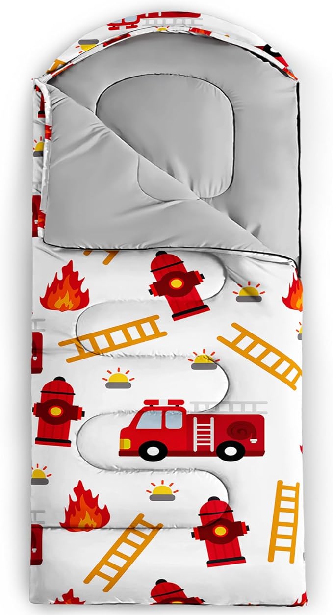 Axolotl Gamepad Sleeping Bag,3 Season Warm and Cool Weather Game Console Sleeping Bag for Boys Teens,Waterproof Lightweight Geometry Hexagonal Sleeping Bag for Traveling,Outdoors Camping,Blue,Black