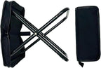 Portable Collapsible Stool & Folding Chair, Lightweight Portable Chair for Adults, Holds Up to 250LBS, Small Camping Stool for Hiking & Fishing
