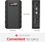 SinKeu 88.8Wh|65Watts Portable Laptop Charger with AC Outlet, A Super Travel Portable Battery Pack & Power Bank for HP, Notebooks, MacBook, Laptops