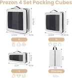 8 Set/6 Set/4 Set Compression Packing Cubes for Travel, Lightweight Vacation Travel Essentials, Travel Accessories for Suitcase Organizer Bags Set, Durable Luggage Organizer