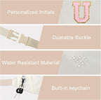 MAXTOP Large Crossbody Fanny Pack with 4-Zipper Pockets,Gifts for Enjoy Sports Festival Workout Traveling Running Casual Hands-Free Wallets Waist Pack Phone Bag Carrying All Phones