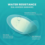 Hydrocolloid Gel Blister Bandages Pads - Promifun Waterproof Adhesive Blisters Bandages - Blister Pads for Heel, Foot, Toe, Feet - Gel Blister Chshions for Prevention & Recovery (13ct, Variety Pack)