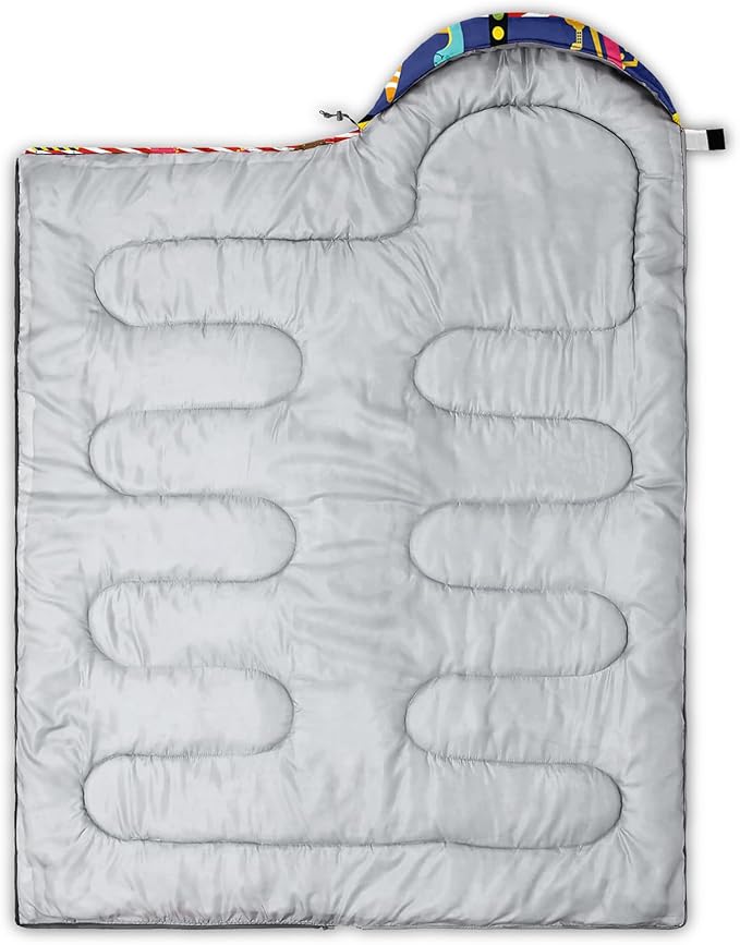 QOOMO Camping Sleeping Bags,3 Season Warm & Cool Weather,Lightweight,Waterproof Sleeping Bags for Adults & Kids,Traveling,and Outdoors,Camping Gear Equipment