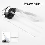 Enerbone 32 oz Insulated Water Bottle, Stainless Steel Bottle with Carrying Strap, Double-Wall Vacuum Insulation Design, Leakproof Sports Bottle with Straw, Keep Drinks Cold or Hot for Hours