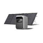 EF ECOFLOW Solar Generator DELTA 3 Classic with 220W Solar Panel, 1024Wh LiFePO4 Battery Portable Power Station, 1800W AC/100W USB-C Output (3600W Surge), 1 Hr Fast Charge for Home, Camping, RV