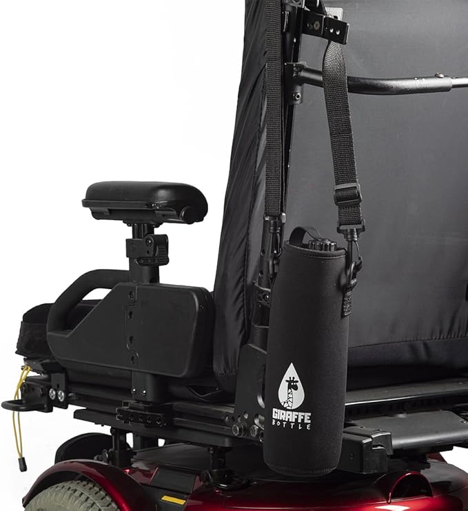 Journey Hydration System, Insulated Stainless Steel Bottle, 36 inch / 91 cm Journey Straw, with Neoprene Bottle Carrier