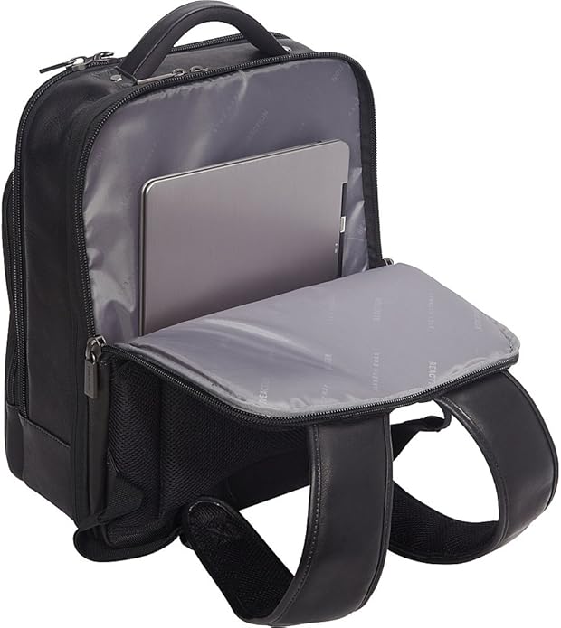Kenneth Cole REACTION Out Of The Bag Manhattan Colombian Leather RFID 15.6" Laptop Briefcase