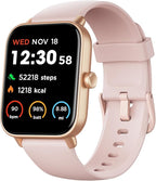 Fitpolo Smart Watch for Women,1.8” Touchscreen, Bluetooth Call, Alexa Built-in,24/7 Heart Rate SpO2 Monitor,Step Counting,Sleep Tracking, IP68 Waterproof Fitness Tracker Watch for Android iPhone