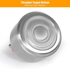 REDCAMP 1.6L Outdoor Camping Kettle, Lightweight Stainless Steel Water Pot with Carrying Bag, Compact Camp Tea Kettle Coffee Pot for Hiking Picnic Camping