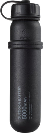 NESTOUT Rugged Power Bank, 5000mAh Outdoor Battery Pack, 15W USB C Fast Charging, Waterproof IP67, Durable Shockproof, Tactical Charger for Phone Military EDC Hiking Survival Overland Camping (Black)