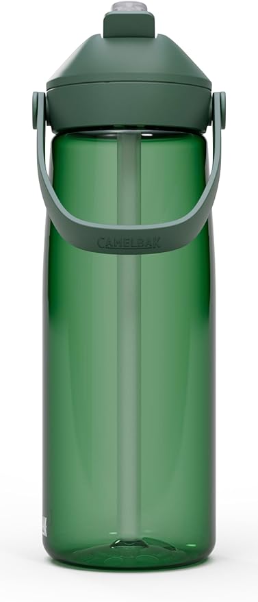 CamelBak Thrive Flip Straw Tritan Renew Water Bottle Forest Green, 25oz