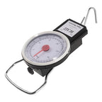 VOSAREA Portable Luggage Scale with Hook 35kg Mini Spring Hanging Weight Scale for Travel Suitcase Handheld