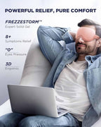 3D Cooling Gel Eye Mask - Reusable Cold Sleep Mask, Eyes Ice Pack with Hot & Cold Compress Therapy for Puffiness, Dark Circles, Dry Eyes, Headaches and Stress Relief (Pink,1 Pack)