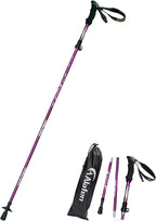 Aluminum Collapsible Ultralight Travel Trekking Hiking Pole for Men and Women (Fits 5'3" - 6'2")