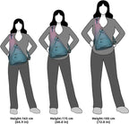 KL928 Canvas Sling Bag - Small Crossbody Backpack Shoulder Casual Daypack Rucksack for Men Women(Large Version)