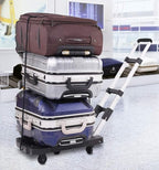 Folding Hand Truck Trolley Cart Home Beauty Utility Cart for Luggage,150kg(Blue)